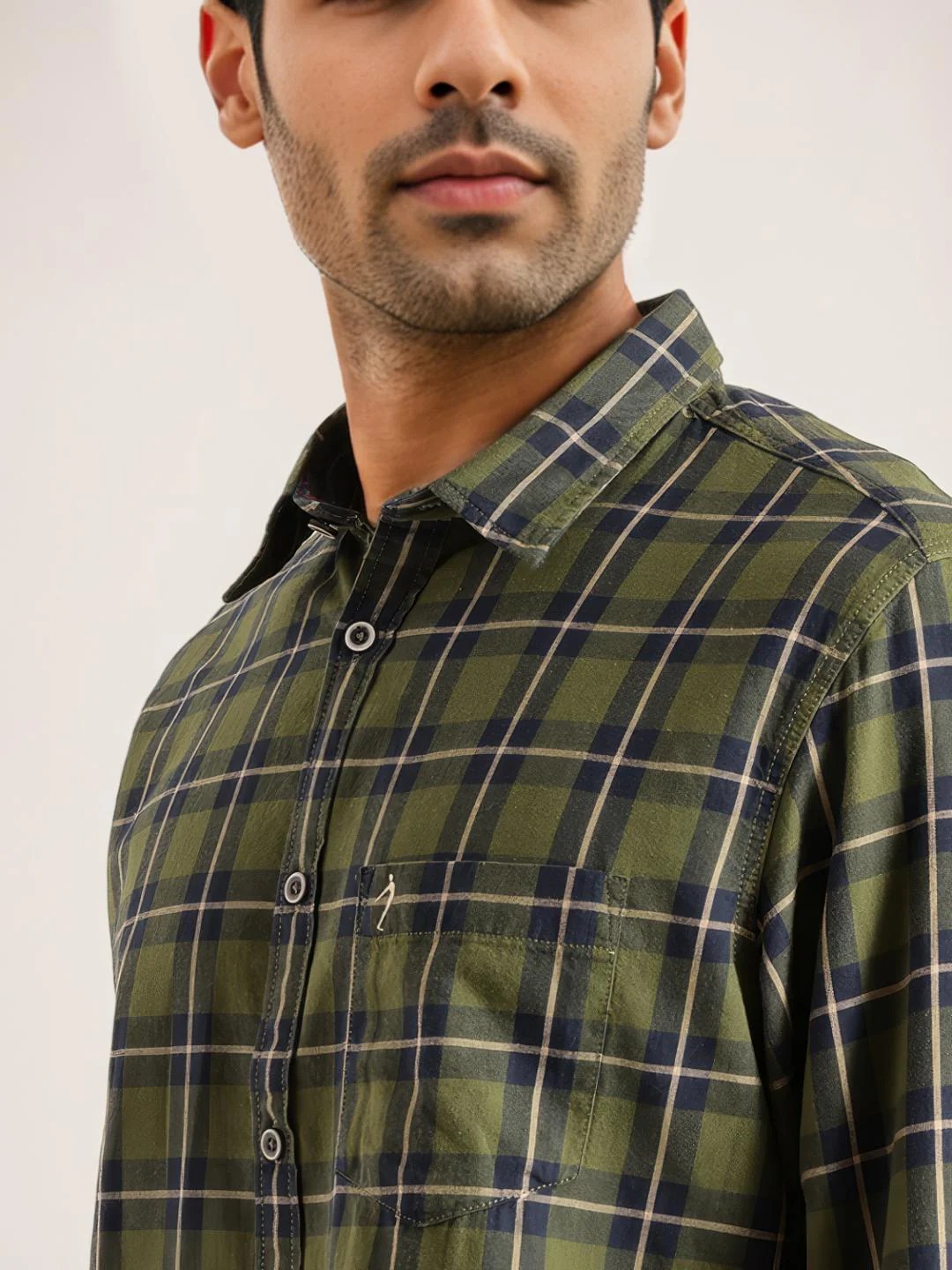 Indian Terrain Men Green Shirt